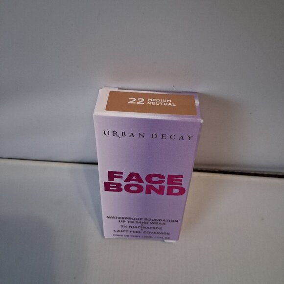 URBAN DECAY FACE BOND SELF-SETTING WATERPROOF FOUNDATION Medium Neutral #22 - Picture 2 of 5